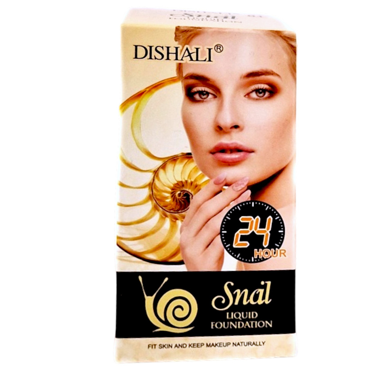 DISHALI LEKKI PODKŁAD ZE ŚLUZEM ŚLIMAKA NATURALNY EFEKT IDEALNE KRYCIE