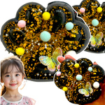 GNIOTEK ANTYSTRESOWY KOCIA ŁAPKA Z POSYPKĄ ZABAWKA SENSORYCZNA ANTYSTRESOWA