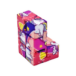 KOSTKA NIESKOŃCZONOŚCI ANTYSTRESOWA JEDNOROŻEC FIDGET UKŁADANKA LOGICZNA