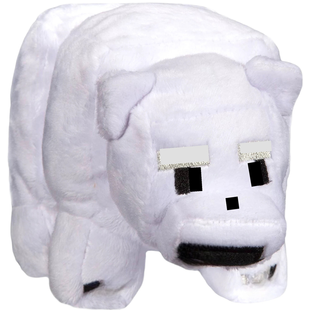 MINECRAFT DUŻA MASKOTKA Z GRY NIEDŹWIEDŹ POLARNY PLUSZOWA FIGURKA BIAŁY MIŚ