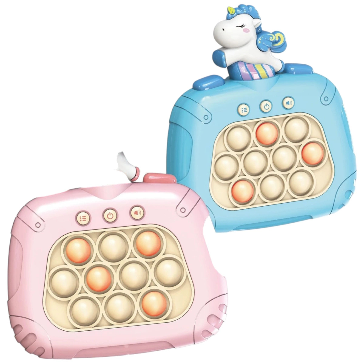 GRA ZRĘCZNOŚCIOWA POP IT DLA DZIEWCZYNKI ANTYSTRESOWA GIERKA 4w1 JEDNOROŻEC