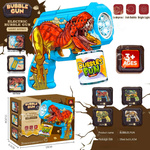 PISTOLET WYRZUTNIA DO BANIEK MYDLANYCH DINOZAUR T-REX MASZYNA BAŃKI MYDLANE