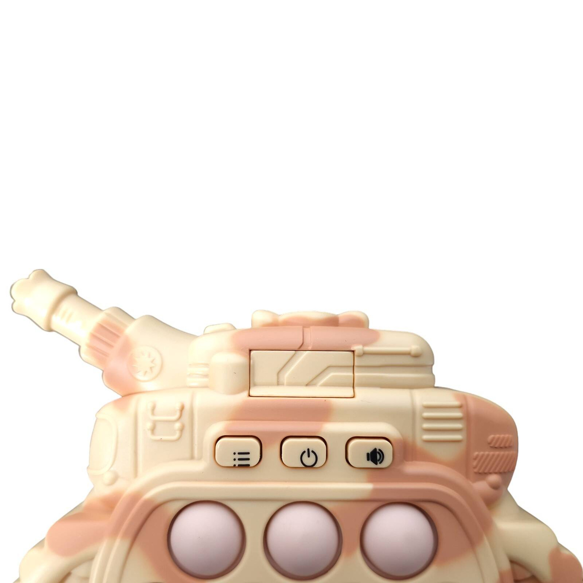 GRA ZRĘCZNOŚCIOWA POP IT ANTYSTRESOWA ELEKTRYCZNA KONSOLA CZOŁG GIERKA PUSH