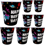 KUBKI PAPIEROWE KOSMOS ZESTAW NA URODZINY DLA DZIECI 6szt. JEDNORAZOWE EKO