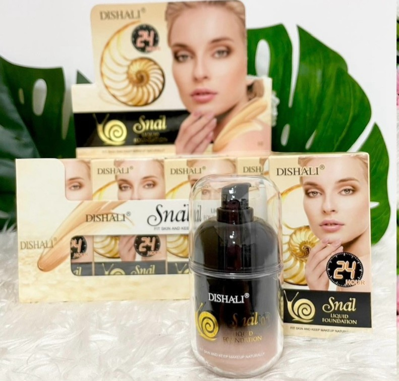 DISHALI LEKKI PODKŁAD ZE ŚLUZEM ŚLIMAKA NATURALNY EFEKT IDEALNE KRYCIE