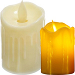 ŚWIECZKA WKŁAD DO ZNICZA EFEKT PŁOMIENIA 11 cm DO ZNICZY ŚWIECA NA BATERIE