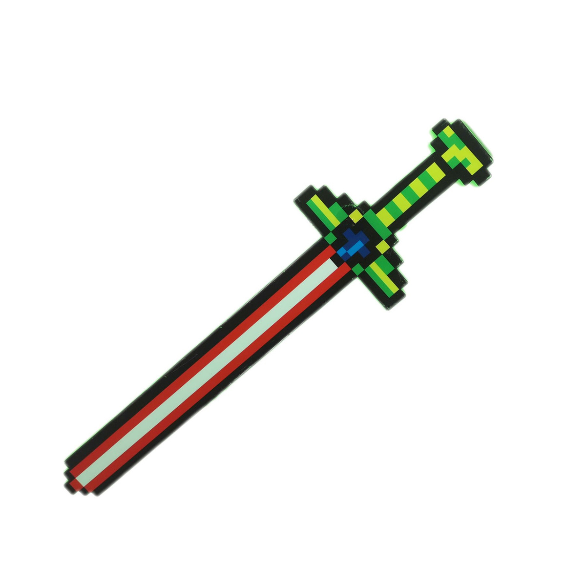 MINECRAFT MIECZ ŚWIETLNY Z GRY DŁUGI DŹWIĘK ŚWIECI GRAFIKA KOLOROWY LED