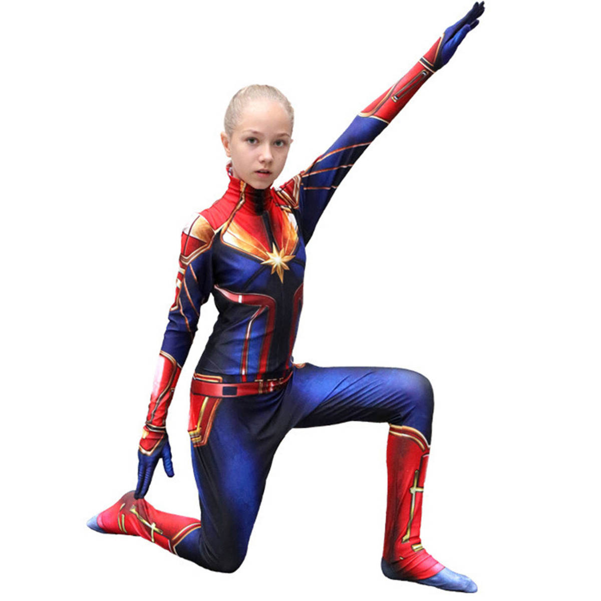 STRÓJ KAPITAN MARVELL KOSTIUM PRZEBRANIE AVENGERS