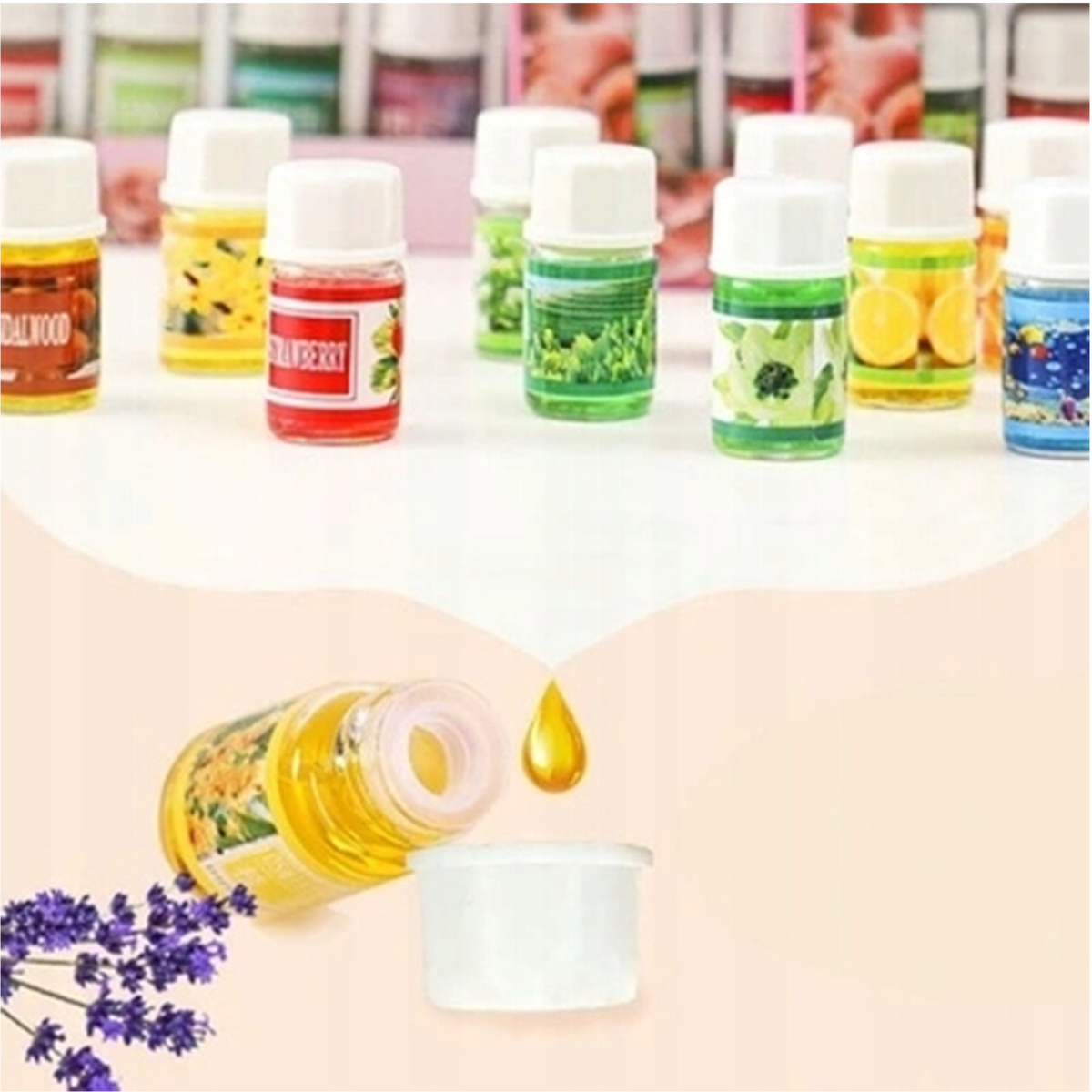 OLEJKI ZAPACHOWE ZESTAW OLEJKÓW DO NAWILŻACZA NAWILŻACZY AROMATERAPIA 12szt