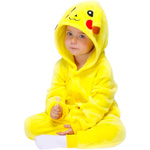 PIKACHU STRÓJ KOSTIUM PRZEBRANIE KIGURUMI PIDŻAMA DLA DZIECI rozmiar L 130