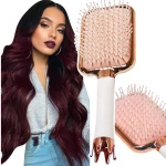 DUŻA SZCZOTKA DO ROZCZESYWANIA WŁOSÓW ROSE GOLD ANTYSTATYCZNA GŁADKIE WŁOSY