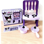 KUROMI MINI KUCHNIA DLA DZIECI NAUKA GOTOWANIA ZESTAW AKCESORIA PRZYBORY