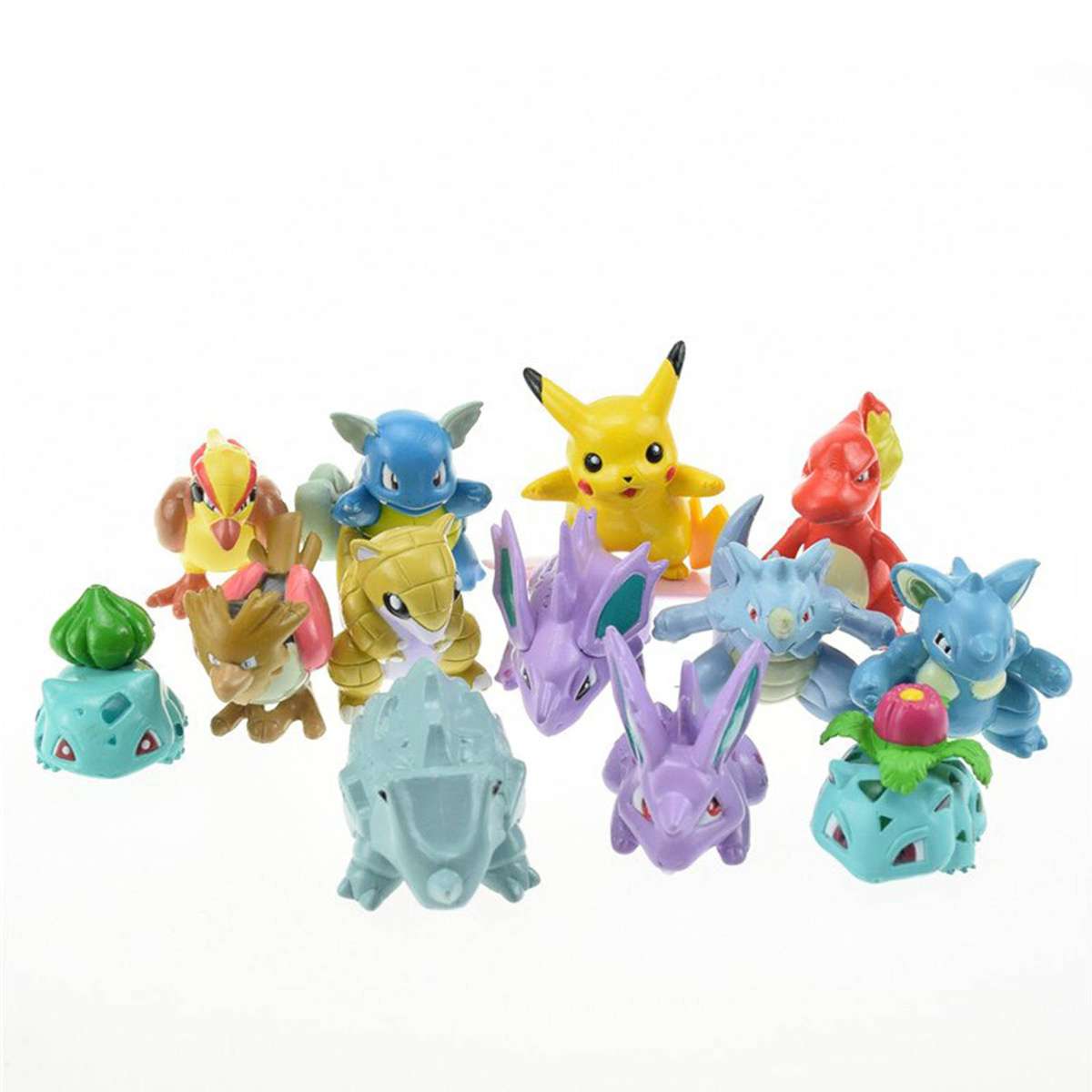 POKEMON DUŻY ZESTAW FIGUREK POKEMON GO 24 SZTUKI FIGURKI Z BAJKI GRY 24w1