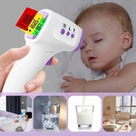 TERMOMETR BEZDOTYKOWY NA PODCZERWIEŃ LCD DLA DZIECI I DOROSŁYCH DOKŁADNY