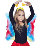 STRÓJ MOTYLEK PRZEBRANIE MOTYL DLA DZIEWCZYNKI 3w1