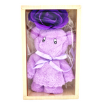 ZESTAW PREZENTOWY MIŚ PLUSZOWY RĘCZNIK WIECZNA RÓŻA PREZENT NA DZIEŃ MATKI