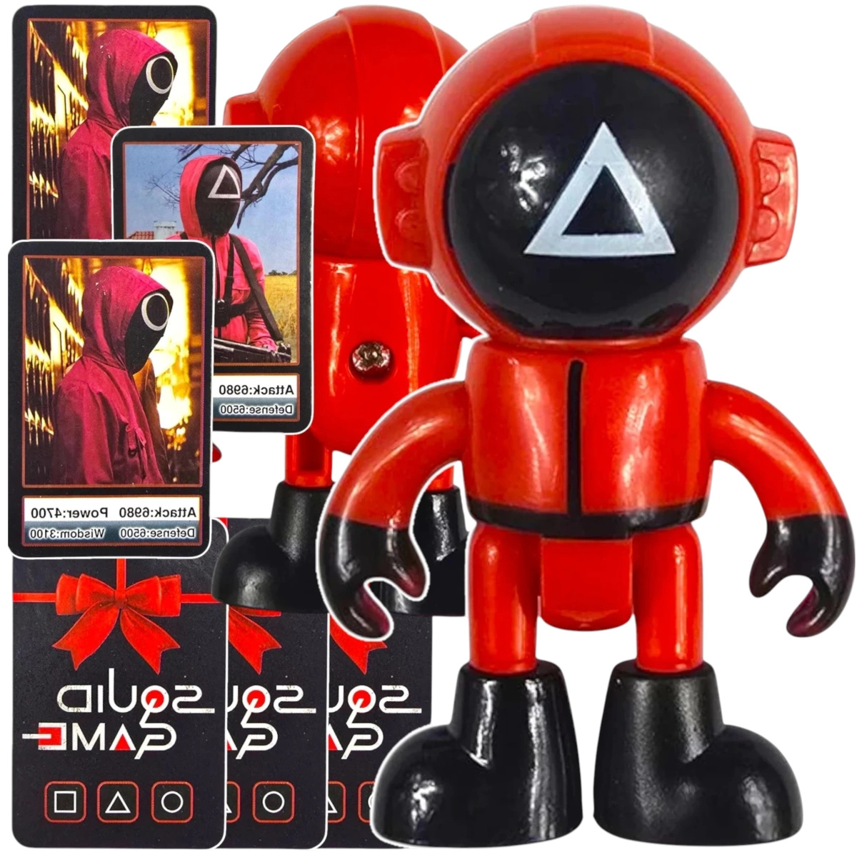 FIGURKA SQUID GAME KOLEKCJONERSKA KARTA DLA FANÓW SERIALU MUST-HAVE GADŻET