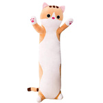 PODUSZKA PLUSZOWA MASKOTKA DŁUGI KOT ZAGŁÓWEK 70cm