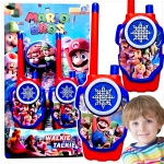 SUPER MARIO WALKIE TALKIE ŁOKI TOKI DWIE KRÓTKOFALÓWKI 2x SŁUCHAWKA