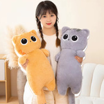 PLUSZOWA MASKTOKA KOT DŁUGA PODUSZKA KOT Z WIELKIMI OCZAMI PLUSZAK 70cm 