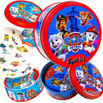 PSI PATROL DOBBLE GRA KARCIANA RODZINNA SPOT IT! 30 KART METALOWA PUSZKA