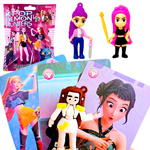 K-POP ŁOWCZYNIE DEMONÓW - Saszetka niespodzianka 3 karty + figurka KPOP