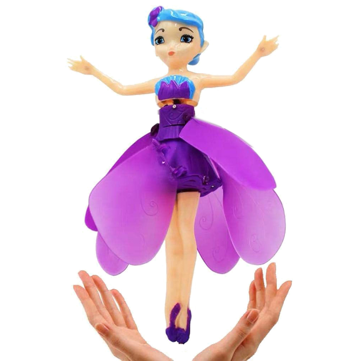 Latająca Lalka Magiczna Wróżka Kwiatowa Sterowana Ręką Dłonią USB