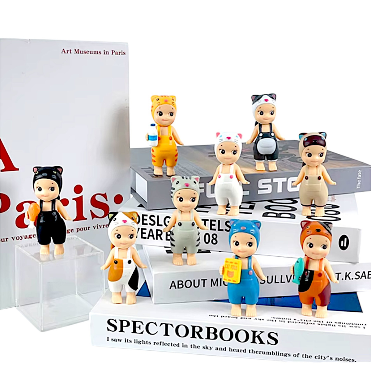 LALKA MINI FIGURKA KOLEKCJONERSKA SONNY ANGEL LALECZKA NA TELEFON KOTKI KOT