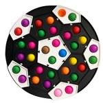 POP IT PUZZLE UKŁADANKA LOGICZNA EDUKACYJNA PIŁKA NOŻNA PUSH BUBBLE BĄBELKI