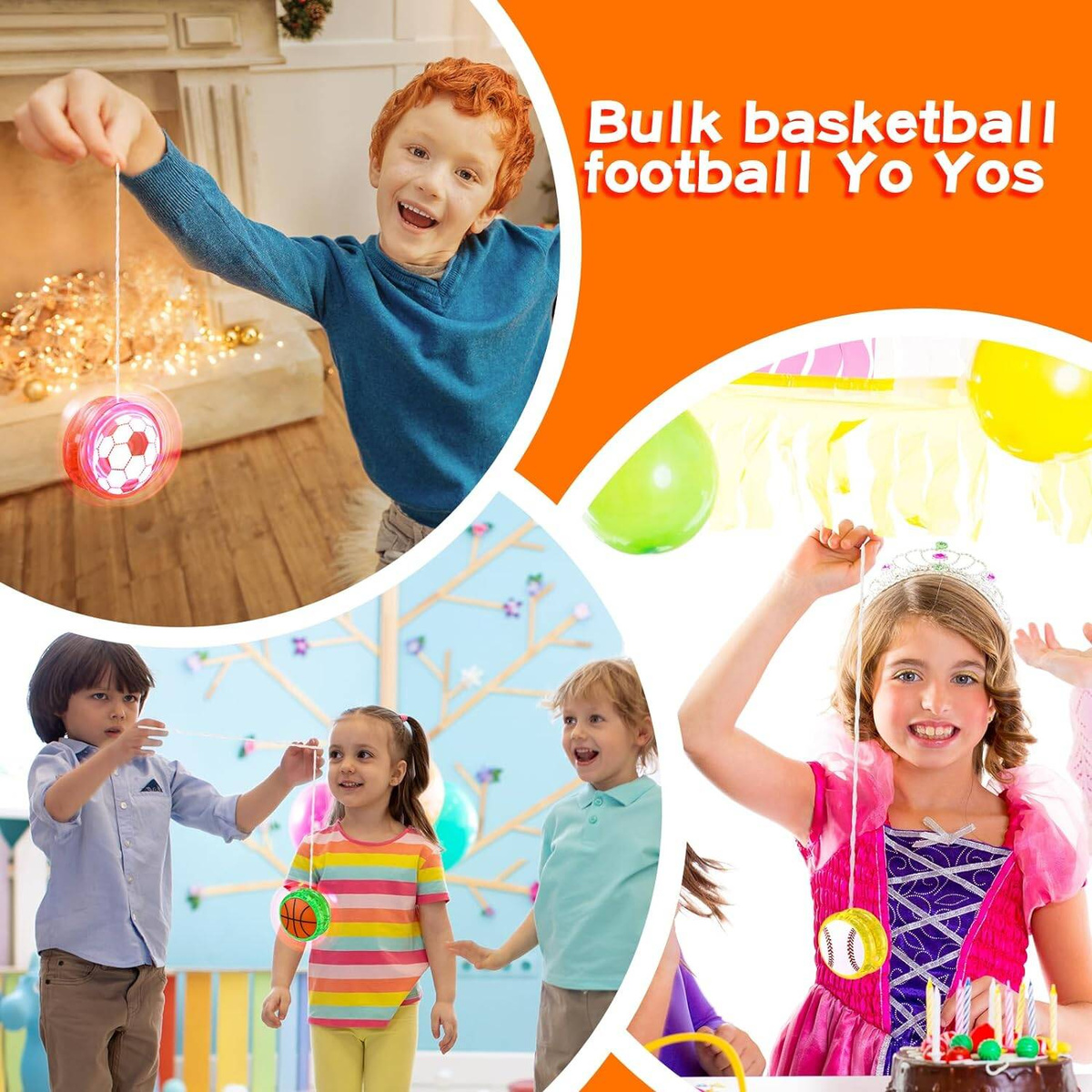 JOJO ŚWIECĄCE DO ZABAWY DLA DZIECI YOYO ŚWIECI TRIKI KOLOROWE PIŁKA NOŻNA
