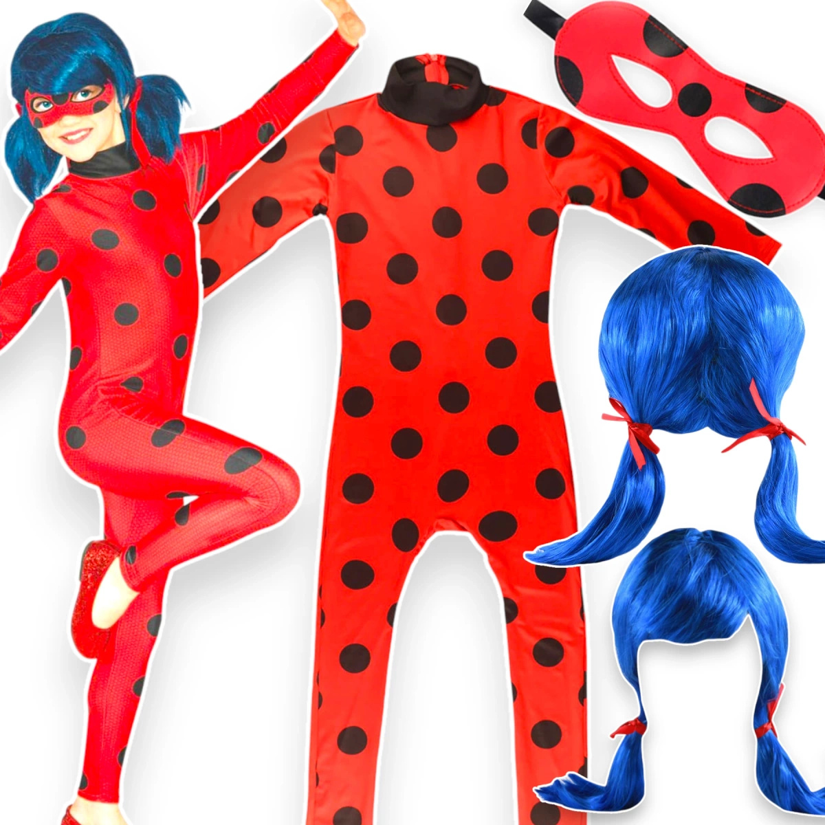 Strój Dla Dziewczynki Kostium Biedronka 116-122