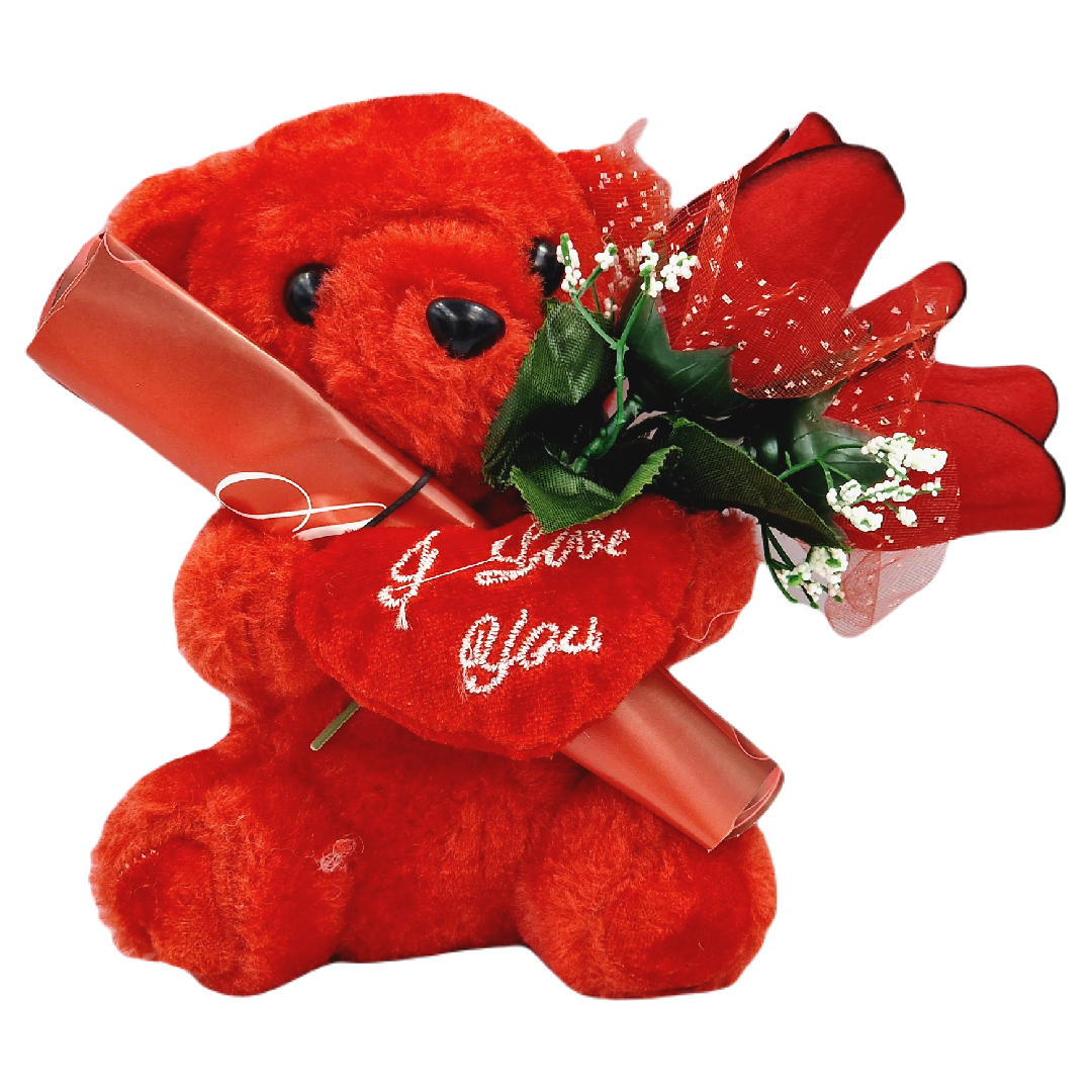 ZESTAW 4w1 PREZENT DLA ZAKOCHANYCH GIFTBOX DLA UKOCHANEJ NA WALENTYNKI MIŚ