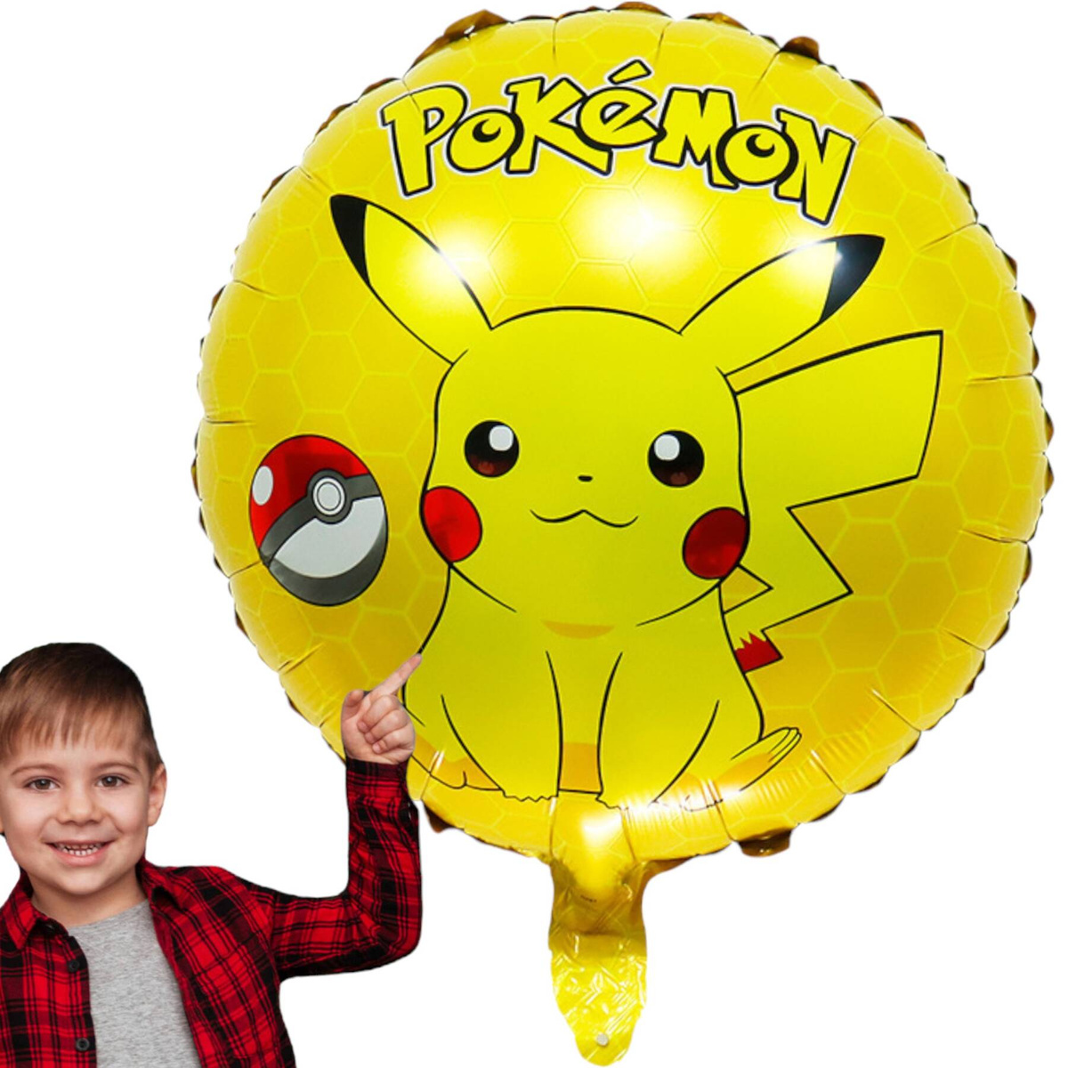 BALON FOLIOWY NA URODZINY POKEMON PIKACHU 45cm URODZINOWY PARTY DLA DZIECI