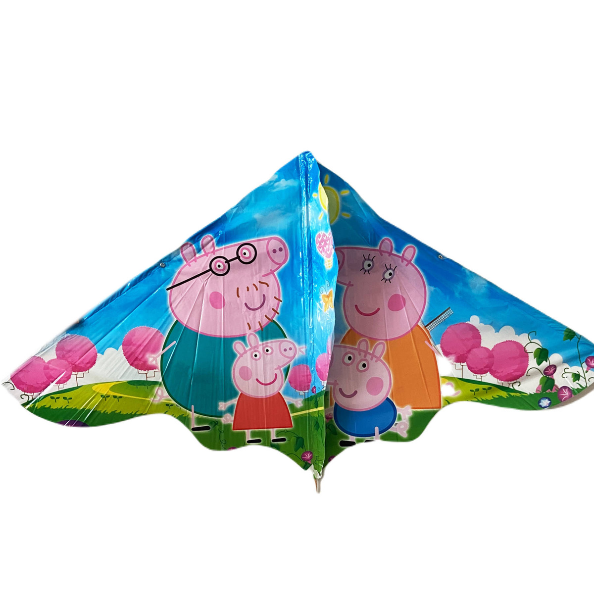 DUŻY LATAWIEC DLA DZIECI ŚWINKA PEPPA XL 117x62cm GEORGE MAMA TATA DO NAUKI