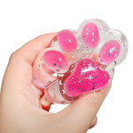 GNIOTEK ANTYSTRESOWY KOCIA ŁAPKA SZKIELET RYBY SQUISHY ŁAPKA RYBKA MOCHI