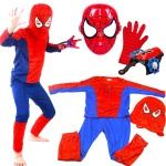 SPIDERMAN Zestaw Strój Dla Chłopca Kostium + Wyrzutnia Sieci 
