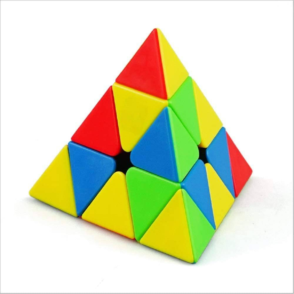 KOSTKA MoYU PIRAMIDA TRÓJKĄT LOGICZNA UKŁADANKA WYREGULOWANA ZABAWKA EDU