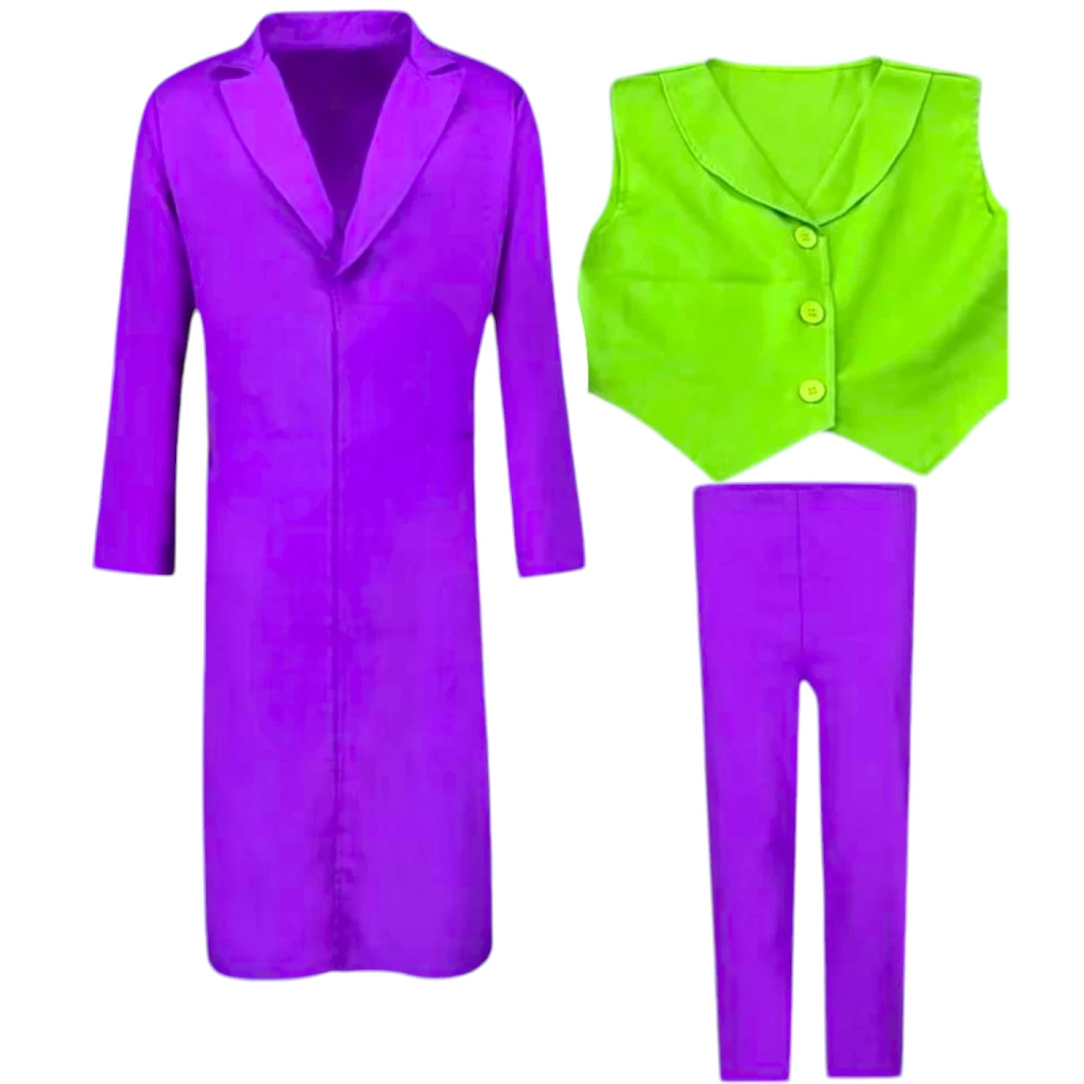 Strój kostium JOKER rozmiar XL (140-150) + Peruka