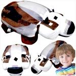 MASKOTKA MINECRAFT LEGENDS BRĄZOWY BORSUK DUŻA PRZYTULANKA Z GRY PLUSZAK