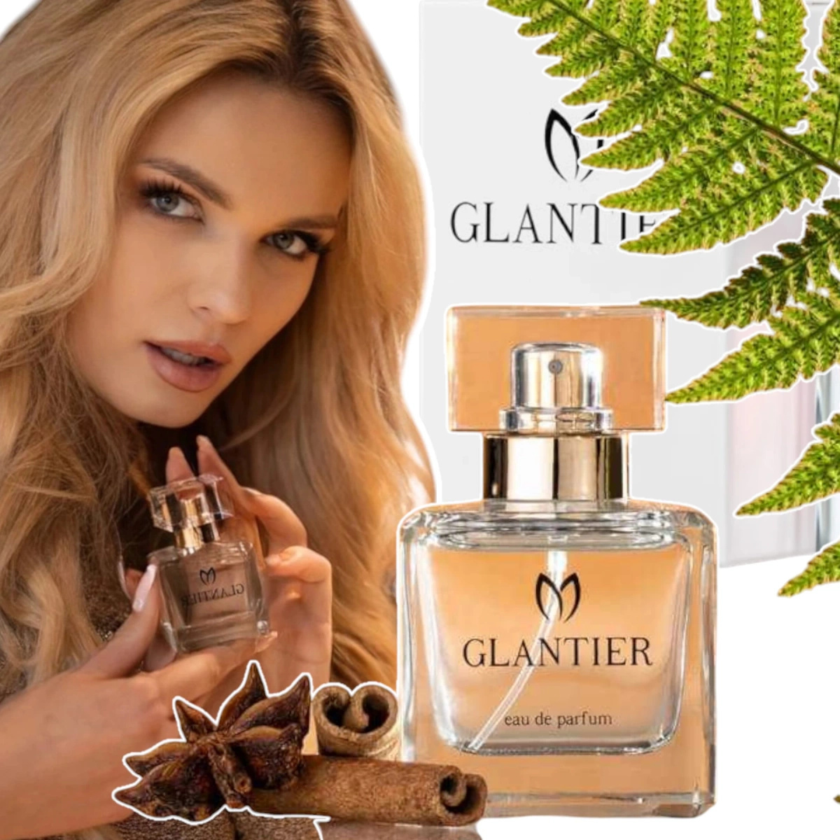 GLANTIER 581 PERFUMY DLA KOBIET 50ml ORIENTALNO PAPROCIOWY ZAPACH DAMSKI