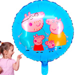 BALON FOLIOWY URODZINOWY 45cm ŚWINKA PEPPA GEORGE RODZINA NA URODZINY PARTY
