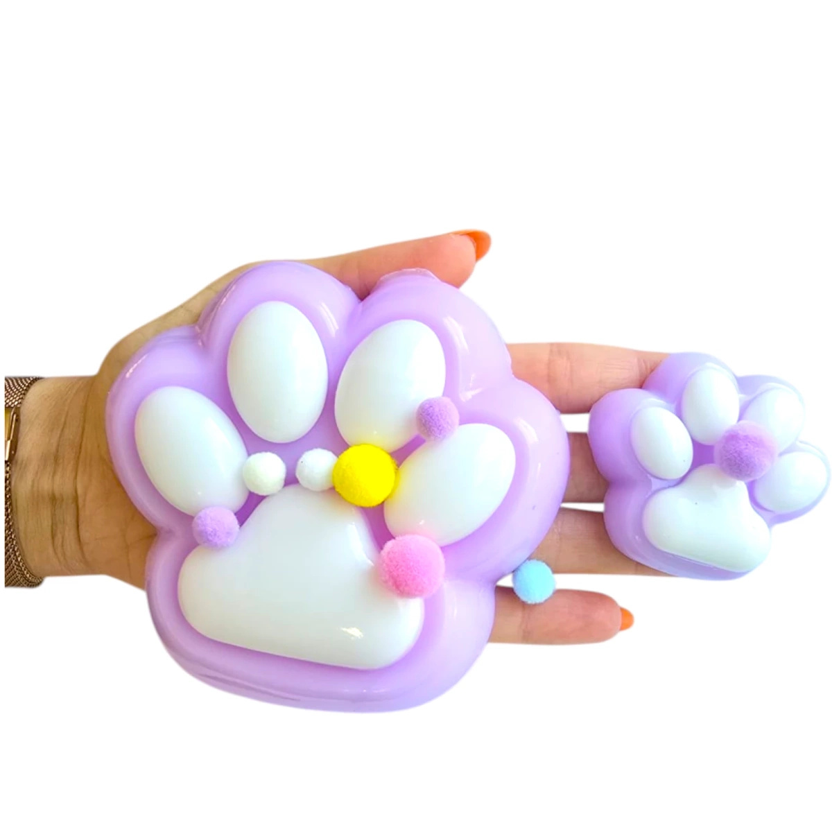 ZESTAW GNIOTKÓW ANTYSTRESOWYCH GNIOTEK ANTYSTRESOWY MEGA DUŻY XXL 2w1 ŁAPKA