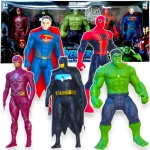 FIGURKI AVENGERS DUŻY ZESTAW 5w1 FIGURKA SPIDERMAN BATMAN HULK SUPERMAN