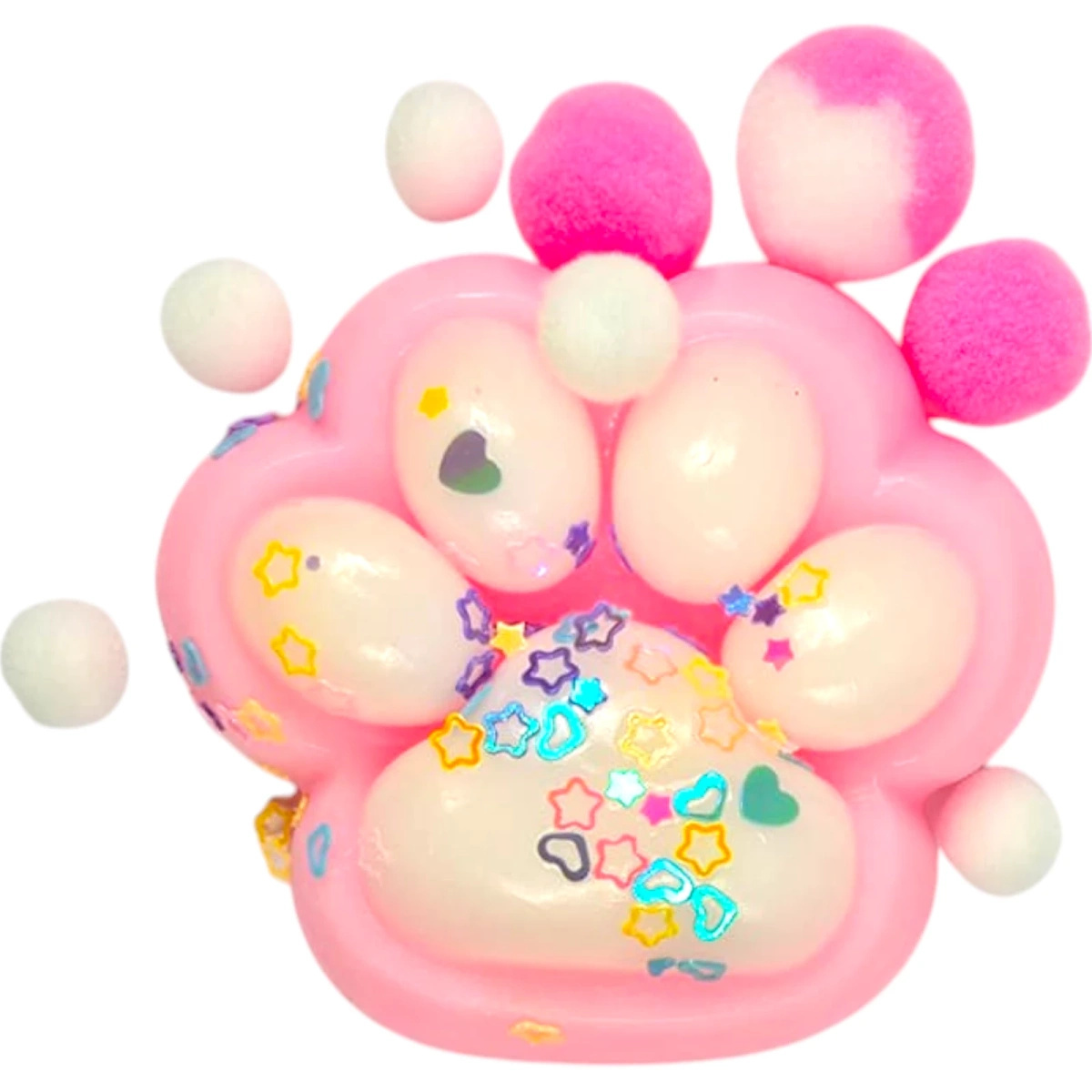 KOCI ŁAPKA GNIOTEK ANTYSTRESOWY SENSORYCZNY FIDGET PSIA ŁAPA SQUISHY PUSH