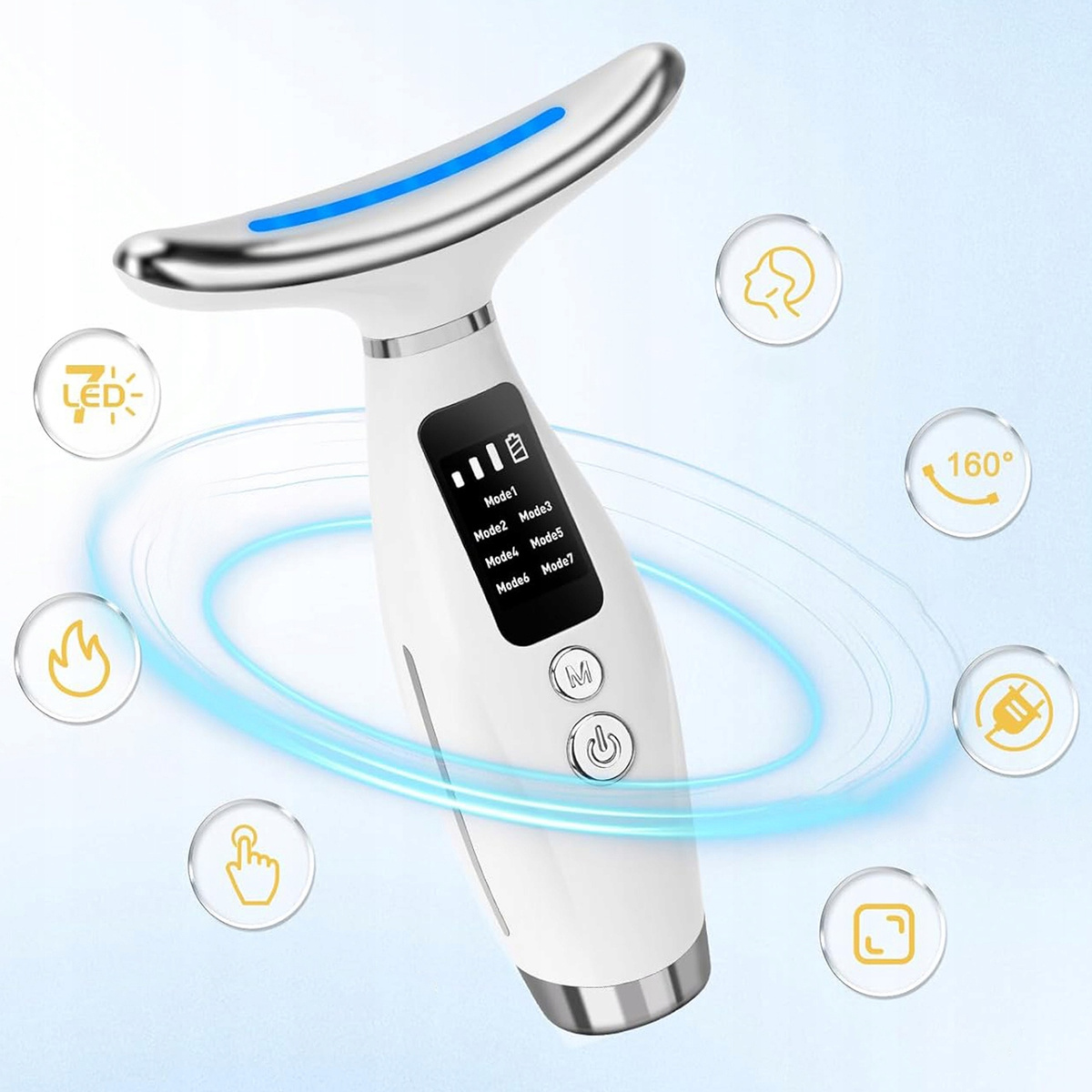 MASAŻER TWARZY I SZYI LIFTINGUJĄCY UJĘDRNIAJĄCY