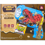 PISTOLET WYRZUTNIA DO BANIEK MYDLANYCH DINOZAUR T-REX MASZYNA BAŃKI MYDLANE