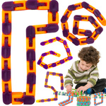 WĄŻ UKŁADANKA ŁAŃCUCH KREATYWNA ZABAWKA MAGICZNY GRA DLA DZIECI DZIECKA GRY