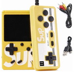 KONSOLA PRZENOŚNA RETRO MINI GAME BOX 400 GIER PAD + PAD TV KOLOROWE GIERKI