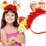 OPASKA NA GŁOWĘ DLA DZIEWCZYNKI KORONA KOLOR USZY