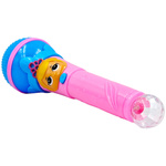 MIKROFON GRAJĄCY ŚPIEWA GRA ŚWIECI RÓŻOWY KSIĘŻNICZKA KOLOROWY PIOSENKA